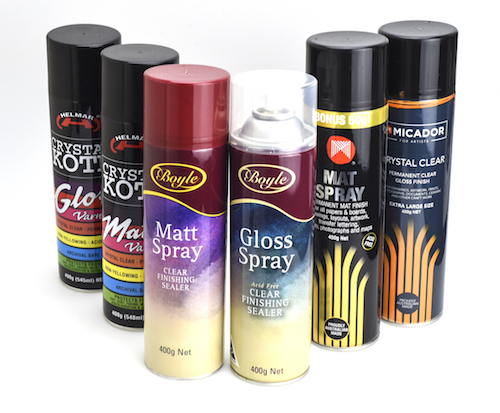 Aerosol Spray Adhesives and Varnishes - Micador