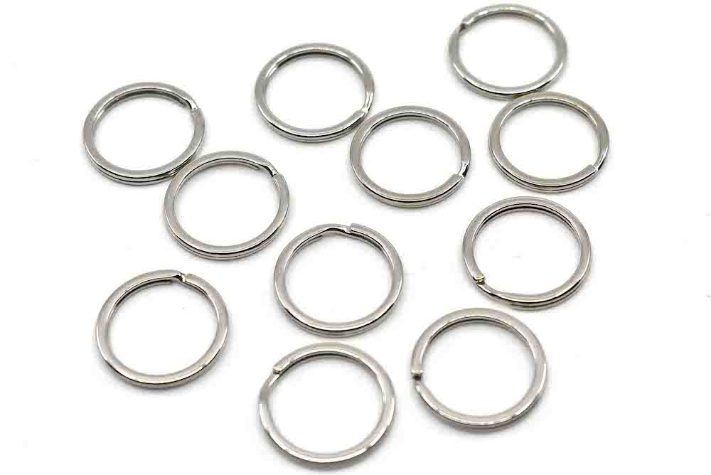 Split Ring/Keyring - Small (Platinum Coloured)