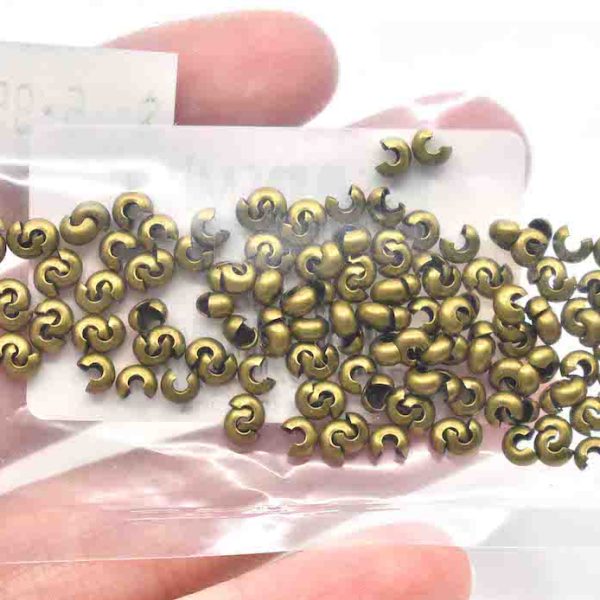 4mm Crimp Covers Gold Crimp Covers Silver Crimp Covers -  in 2023