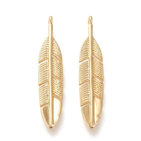 Feather Charms (18kt Gold Plated) | The Whimsical Bead
