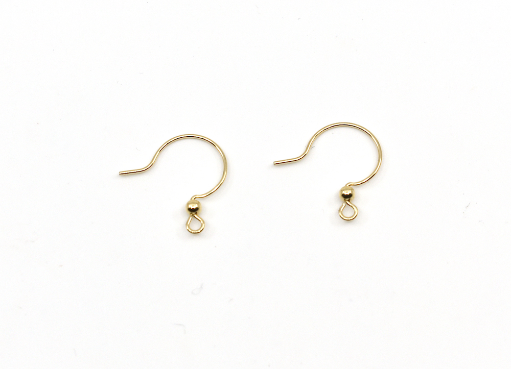 14kt Gold Filled Circle Ear Hooks | The Whimsical Bead